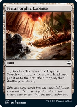 [497]【EN】広漠なる変幻地/Terramorphic Expanse【CMR】[C][土地]