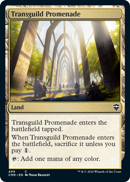 [499]【EN】ギルド渡りの遊歩道/Transguild Promenade【CMR】[C][土地]