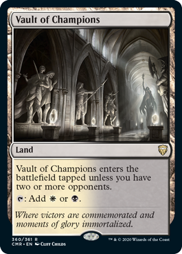 [360]【EN】勝者の大霊堂/Vault of Champions【CMR】[R][土地]