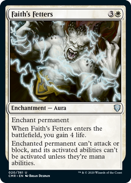 [020]【EN】【FOIL】信仰の足枷/Faith's Fetters【CMR】[U][白]