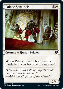 [036]【EN】【FOIL】宮殿の歩哨/Palace Sentinels【CMR】[C][白]