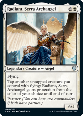[040]【EN】【FOIL】セラの大天使、レイディアント/Radiant, Serra Archangel【CMR】[U][白]