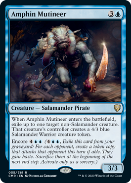 [055]【EN】【FOIL】アンフィンの反逆者/Amphin Mutineer【CMR】[R][青]