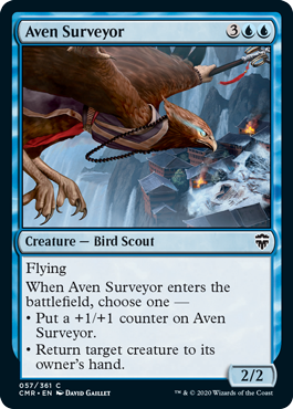 [057]【EN】【FOIL】エイヴンの偵察員/Aven Surveyor【CMR】[C][青]