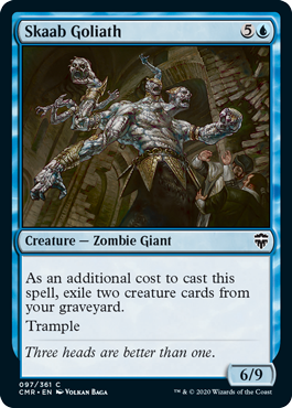 [097]【EN】【FOIL】スカーブの大巨人/Skaab Goliath【CMR】[C][青]