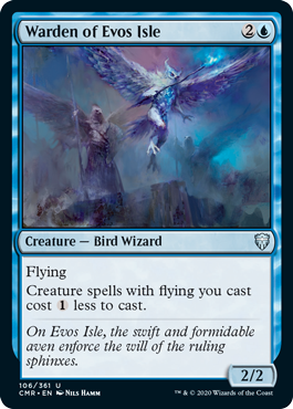 [106]【EN】【FOIL】イーヴォ島の管理人/Warden of Evos Isle【CMR】[U][青]