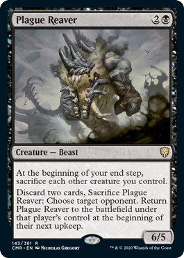 [143]【EN】【FOIL】疫病の肉裂き/Plague Reaver【CMR】[R][黒]