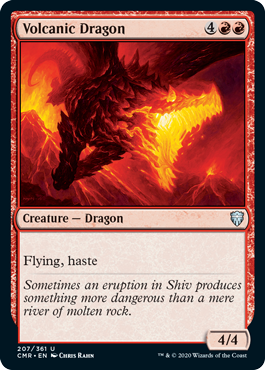 [207]【EN】【FOIL】火山のドラゴン/Volcanic Dragon【CMR】[U][赤]