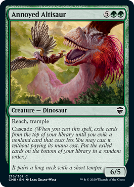 [216]【EN】【FOIL】苛立つアルティサウルス/Annoyed Altisaur【CMR】[C][緑]