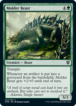 [243]【EN】【FOIL】腐食獣/Molder Beast【CMR】[C][緑]
