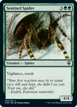 [253]【EN】【FOIL】歩哨蜘蛛/Sentinel Spider【CMR】[C][緑]