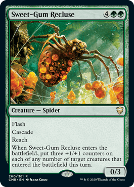 [260]【EN】【FOIL】甘露のイトグモ/Sweet-Gum Recluse【CMR】[R][緑]