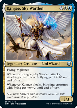 [283]【EN】【FOIL】空の管理者、カンジー/Kangee, Sky Warden【CMR】[U][多色]