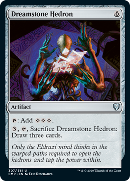 [307]【EN】【FOIL】夢石の面晶体/Dreamstone Hedron【CMR】[U][茶]
