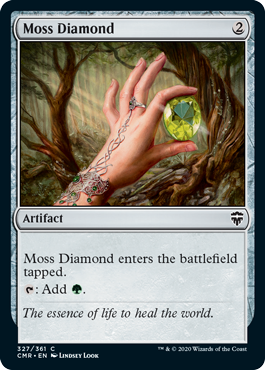 [327]【EN】【FOIL】苔色のダイアモンド/Moss Diamond【CMR】[C][茶]