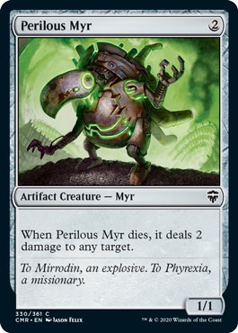 [330]【EN】【FOIL】危険なマイア/Perilous Myr【CMR】[C][茶]