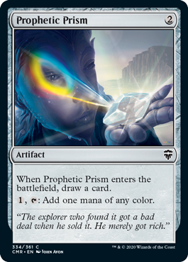[334]【EN】【FOIL】予言のプリズム/Prophetic Prism【CMR】[C][茶]