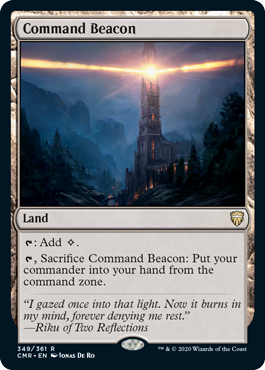 [349]【EN】【FOIL】統率の灯台/Command Beacon【CMR】[R][土地]
