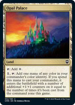 [352]【EN】【FOIL】オパールの宮殿/Opal Palace【CMR】[C][土地]