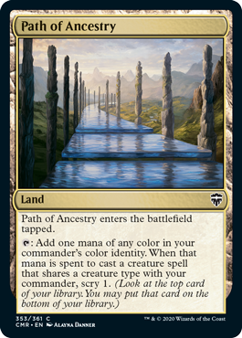 [353]【EN】【FOIL】祖先の道/Path of Ancestry【CMR】[C][土地]