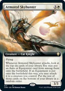 [617]【EN】■拡張アート■鎧の空狩人/Armored Skyhunter【CMR】[R][白]