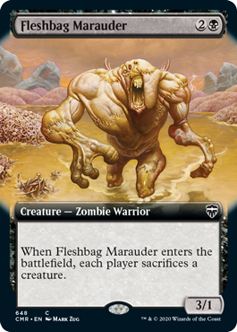 [648]【EN】■拡張アート■肉袋の匪賊/Fleshbag Marauder【CMR】[C][黒]