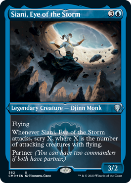 [562]【EN】【エッチングFOIL】嵐の目、シアーニ/Siani, Eye of the Storm【CMR】[U][青]