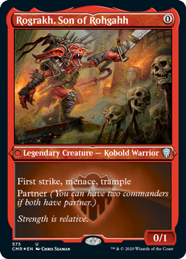 [575]【EN】【エッチングFOIL】ロフガフフの息子、ログラクフ/Rograkh, Son of Rohgahh【CMR】[U][赤]