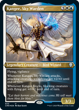 [603]【EN】【エッチングFOIL】空の管理者、カンジー/Kangee, Sky Warden【CMR】[U][多色]