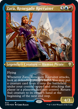 [614]【EN】【エッチングFOIL】改革派の勧誘者、ザラ/Zara, Renegade Recruiter【CMR】[R][多色]