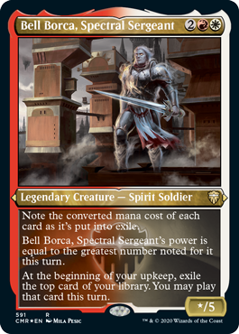 [591]【EN】【エッチングFOIL】幽体の兵長、ベル・ボルカ/Bell Borca, Spectral Sergeant【CMR】[R][多色]