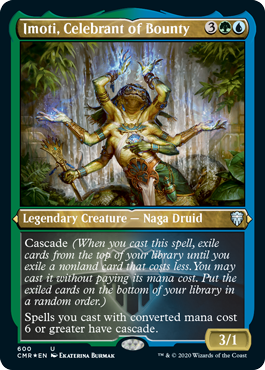 [600]【EN】【エッチングFOIL】報奨の祝賀者、イモーティ/Imoti, Celebrant of Bounty【CMR】[U][多色]