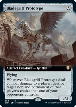 [690]【EN】【FOIL】■拡張アート■ブレードグリフの試作品/Bladegriff Prototype【CMR】[R][茶]
