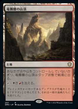 [207]【JP】竜髑髏の山頂/Dragonskull Summit【DMC】[R][土地]