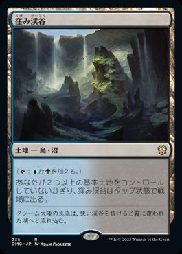 [235]【JP】窪み渓谷/Sunken Hollow【DMC】[R][土地]
