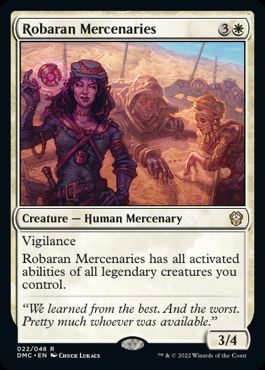 [022]【EN】ロバラン傭兵団/Robaran Mercenaries【DMC】[R][白]