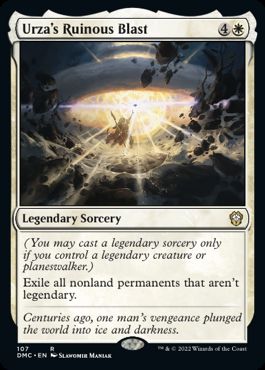 [107]【EN】ウルザの殲滅破/Urza's Ruinous Blast【DMC】[R][白]