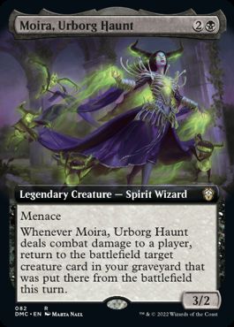 [082]【EN】■拡張アート■アーボーグの憑依者、モイラ/Moira, Urborg Haunt【DMC】[R][黒]