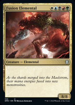 [150]【EN】融合の精霊/Fusion Elemental【DMC】[U][多色]