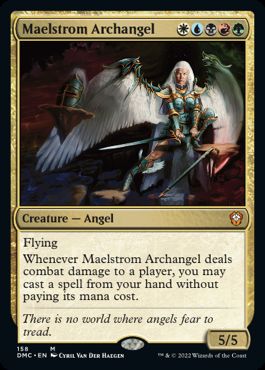 [158]【EN】大渦の大天使/Maelstrom Archangel【DMC】[M][多色]