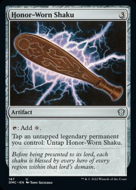 [187]【EN】名誉に磨り減った笏/Honor-Worn Shaku【DMC】[U][茶]