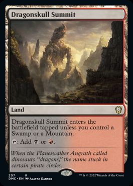 [207]【EN】竜髑髏の山頂/Dragonskull Summit【DMC】[R][土地]