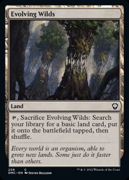 [208]【EN】進化する未開地/Evolving Wilds【DMC】[C][土地]