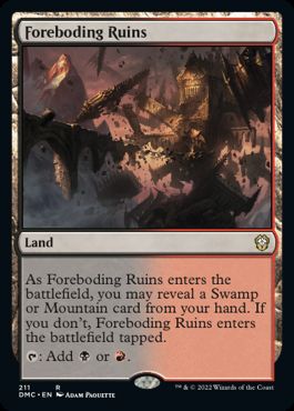 [211]【EN】凶兆の廃墟/Foreboding Ruins【DMC】[R][土地]