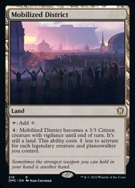 [218]【EN】総動員地区/Mobilized District【DMC】[R][土地]