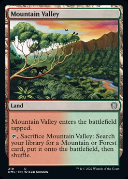 [219]【EN】山峡/Mountain Valley【DMC】[U][土地]