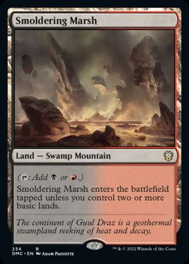 [234]【EN】燻る湿地/Smoldering Marsh【DMC】[R][土地]