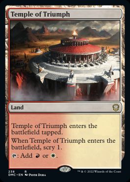 [238]【EN】凱旋の神殿/Temple of Triumph【DMC】[R][土地]