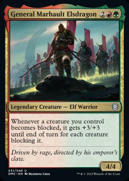 [031]【EN】【FOIL】竜公マーホルト将軍/General Marhault Elsdragon【DMC】[U][多色]