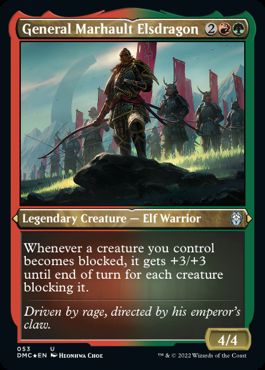 [053]【EN】【エッチングFOIL】竜公マーホルト将軍/General Marhault Elsdragon【DMC】[U][多色]